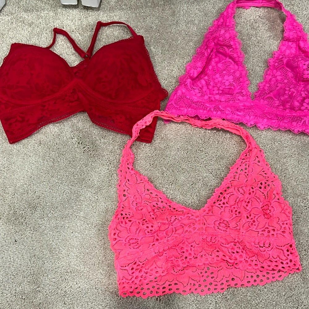 Bralette Lot - mixed brands, Medium